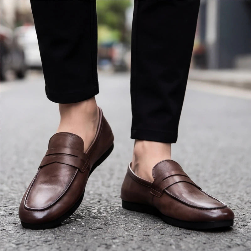 Oscar | Leather Loafers for Men