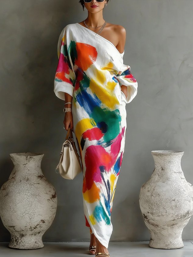 Alice | One-Shoulder Maxi Dress