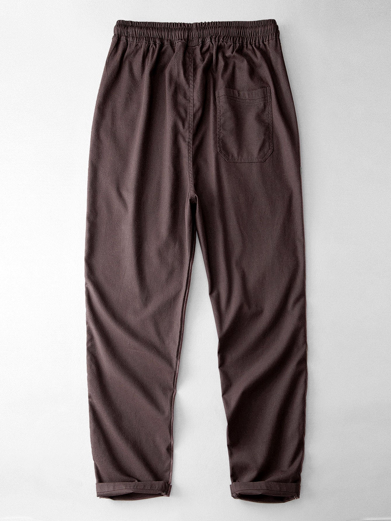 Geometric Jacquard Cuban Collar Shirt & Straight Leg Linen Pants