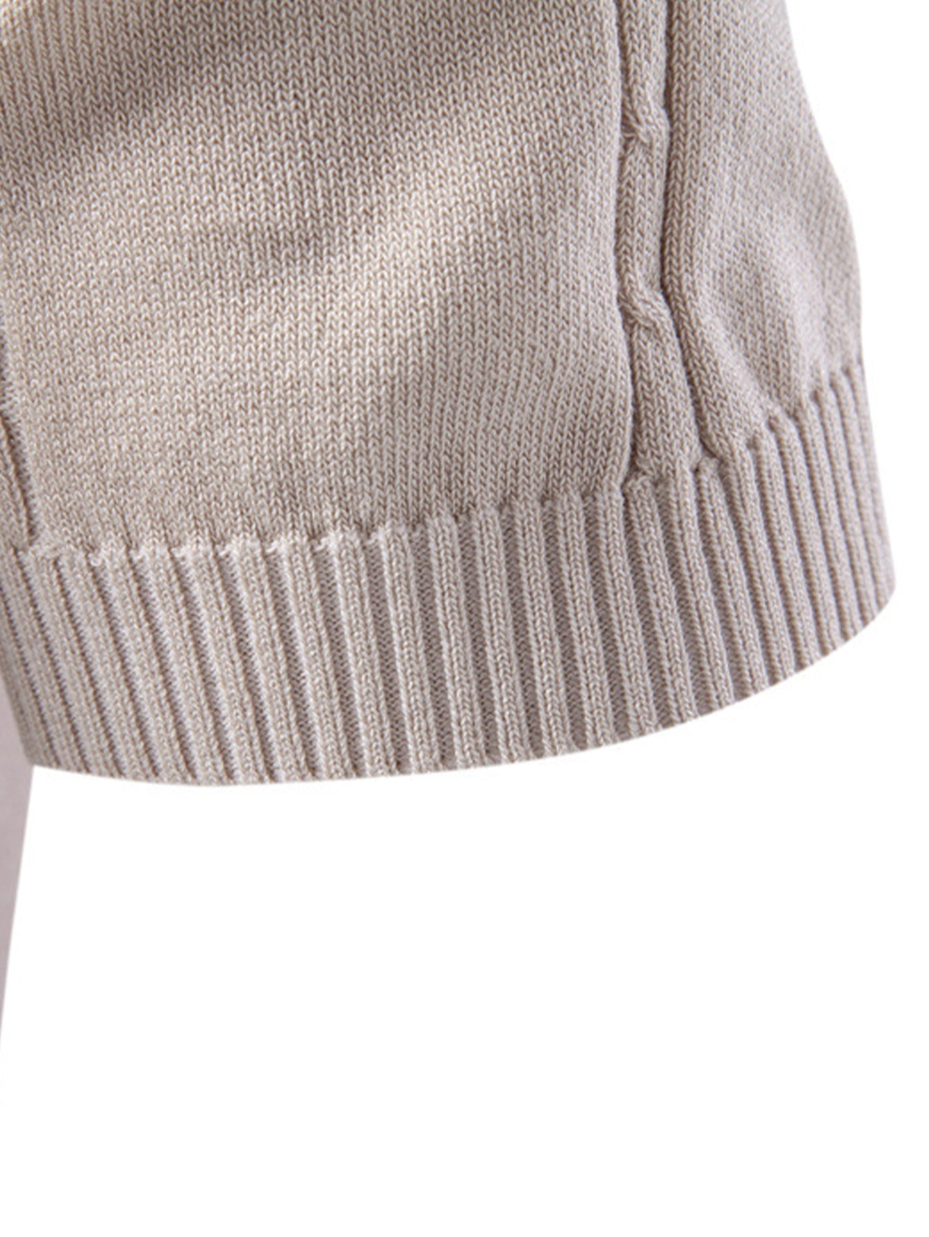 Twist Knit Polo & Elastic Waist Straight Leg Trousers
