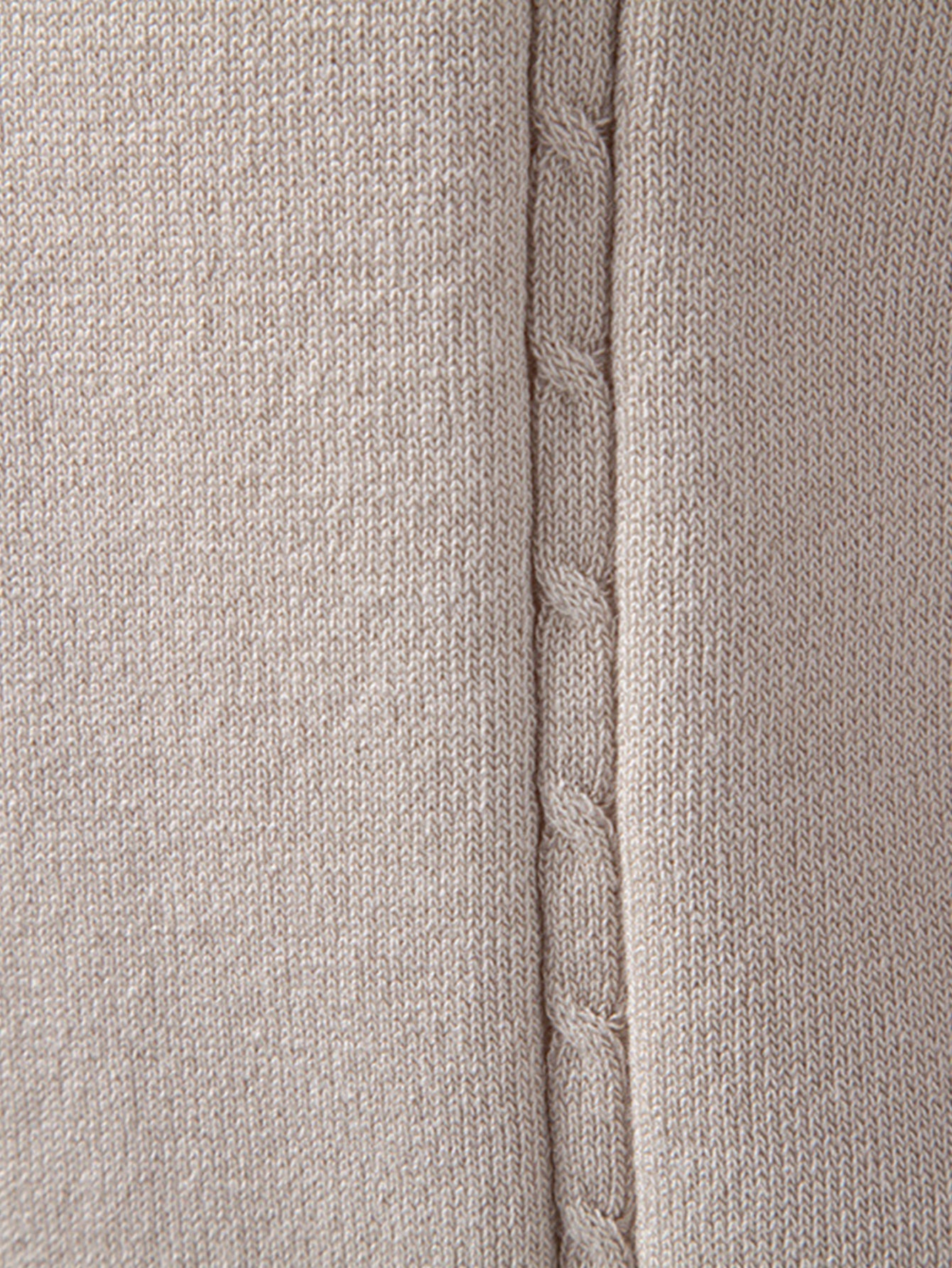Twist Knit Polo & Elastic Waist Straight Leg Trousers