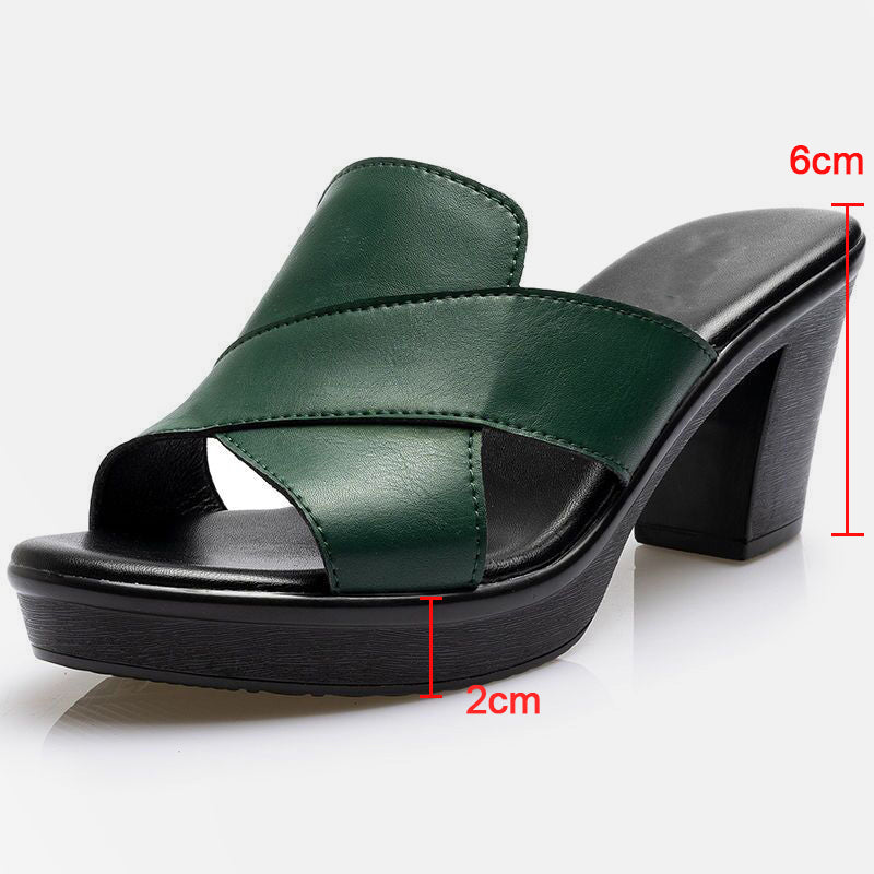 Giovanna | Crossover Platform Sandal