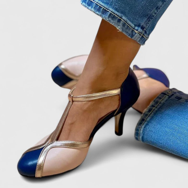 Marcella | T-Strap Comfort Heel