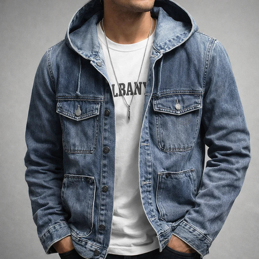 Lance | Denim Hoodie