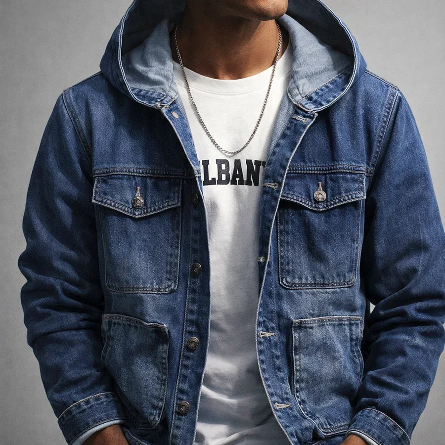 Lance | Denim Hoodie