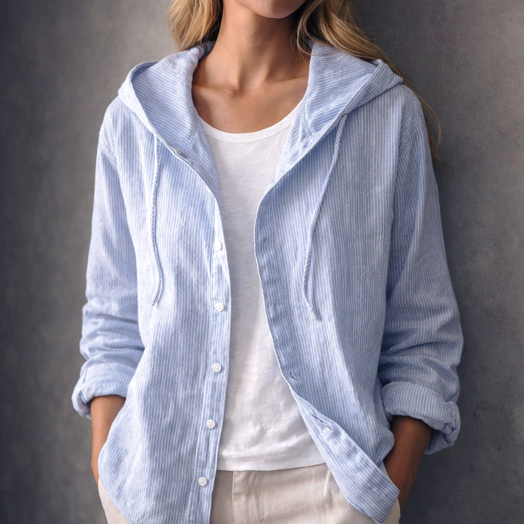 Zoe | Casual Hooded Shirt