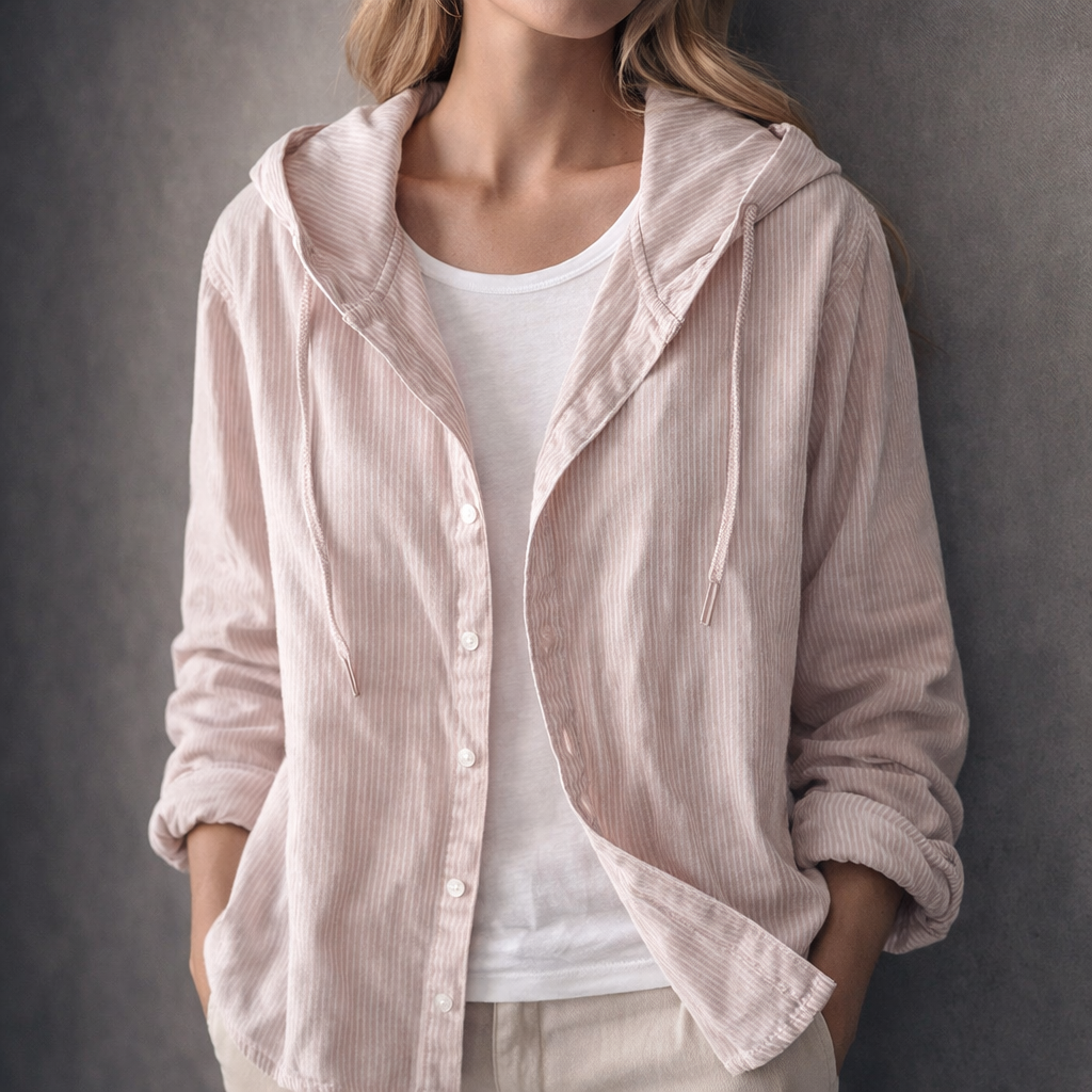Zoe | Casual Hooded Shirt