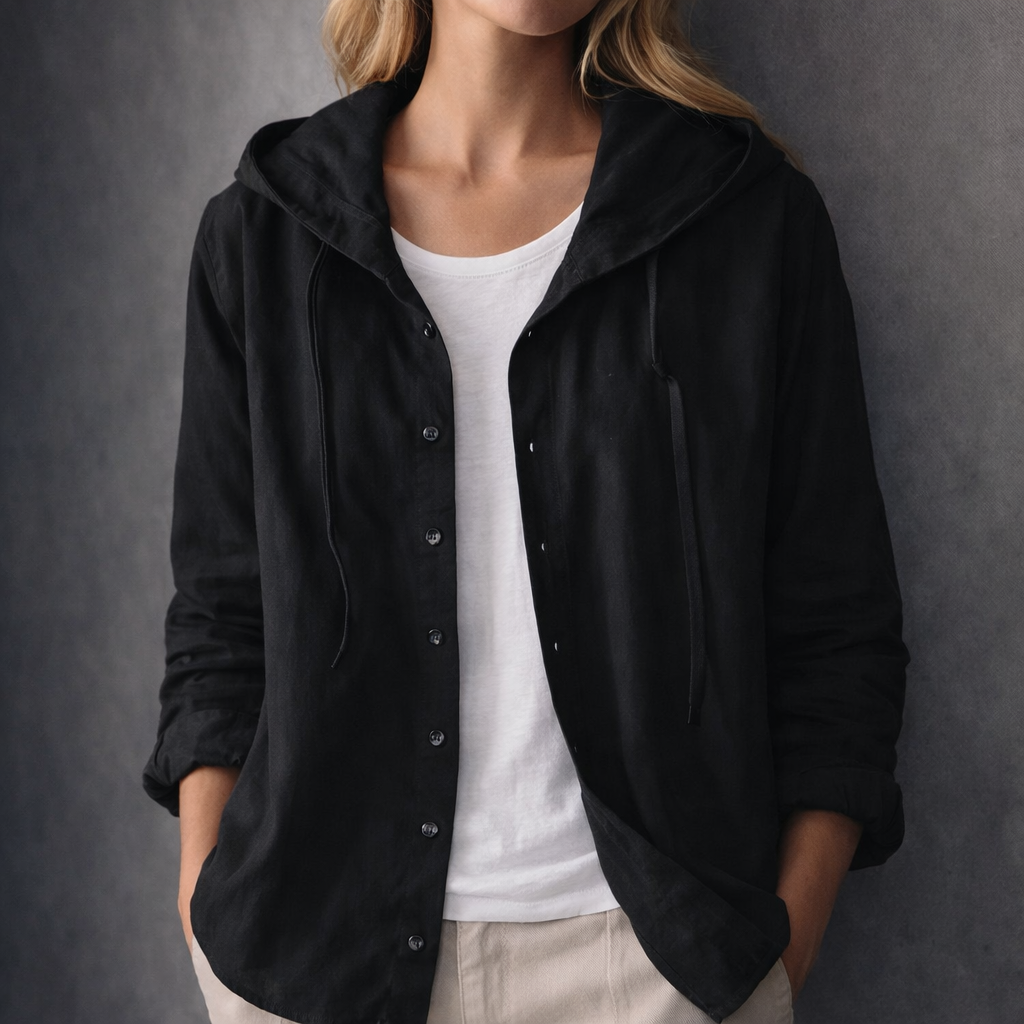 Zoe | Casual Hooded Shirt