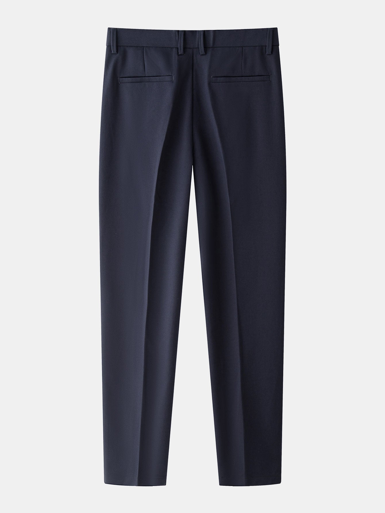 Contrast Textured Johnny Collar Polo & Slim Fit Tapered Trousers