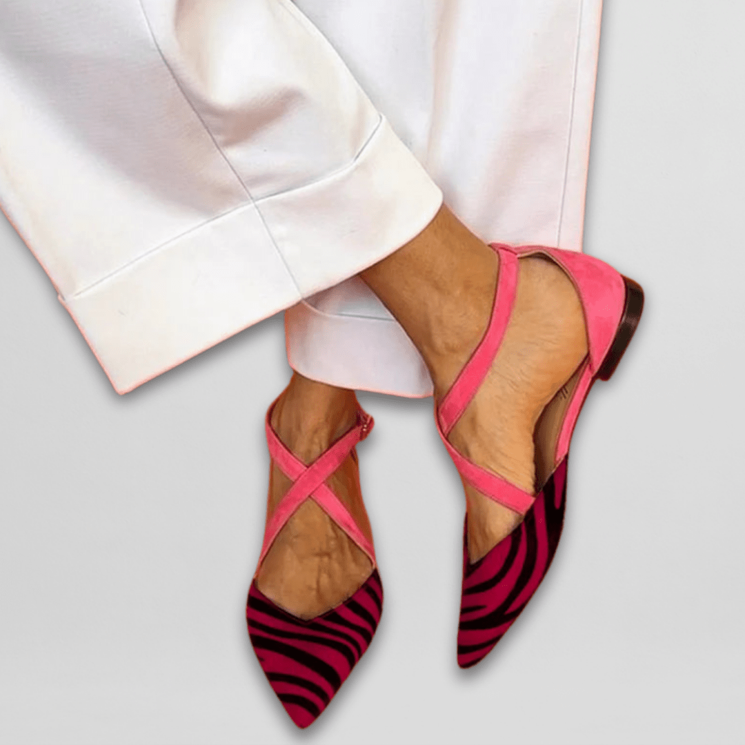 Amelia™ | Strappy Ballet Flats