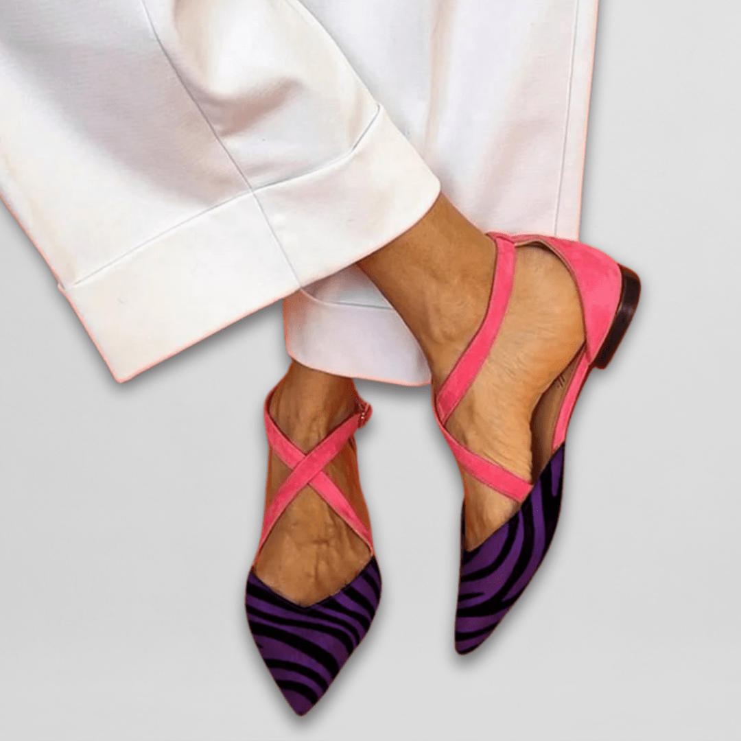 Amelia™ | Strappy Ballet Flats