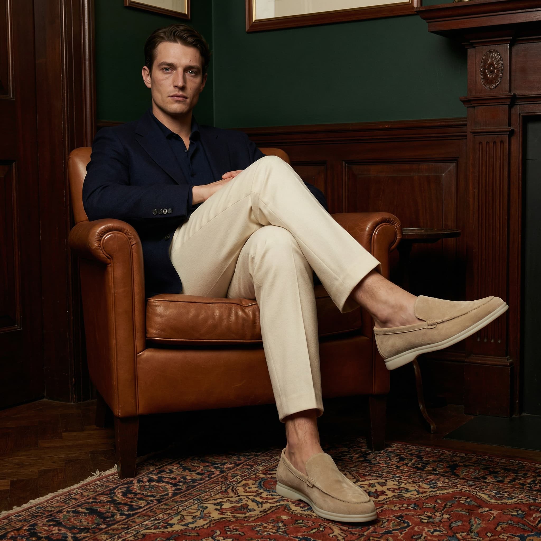 Bruno | Suede Loafers for Men