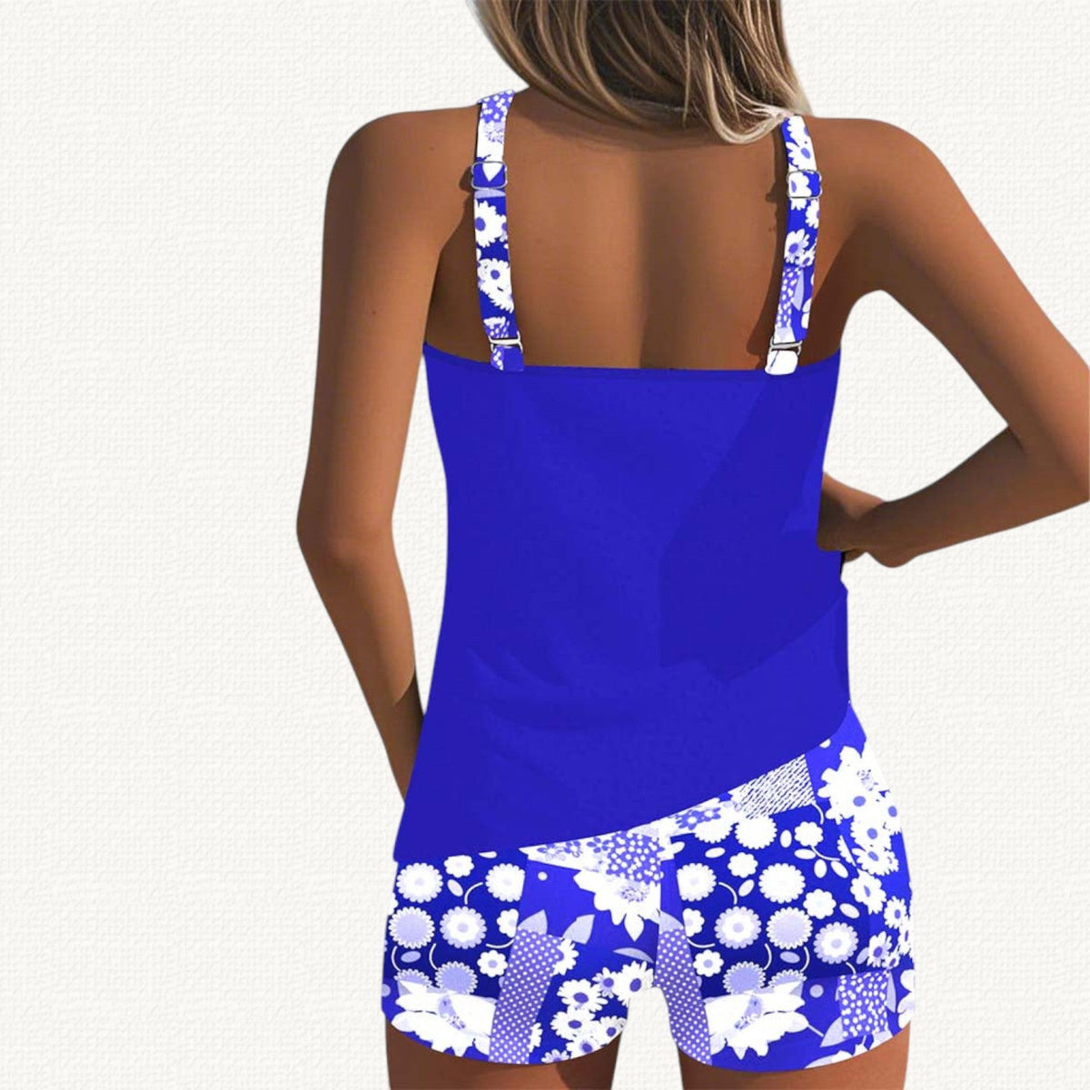 Vera | Relaxed-Fit Tankini with Floral Shorts