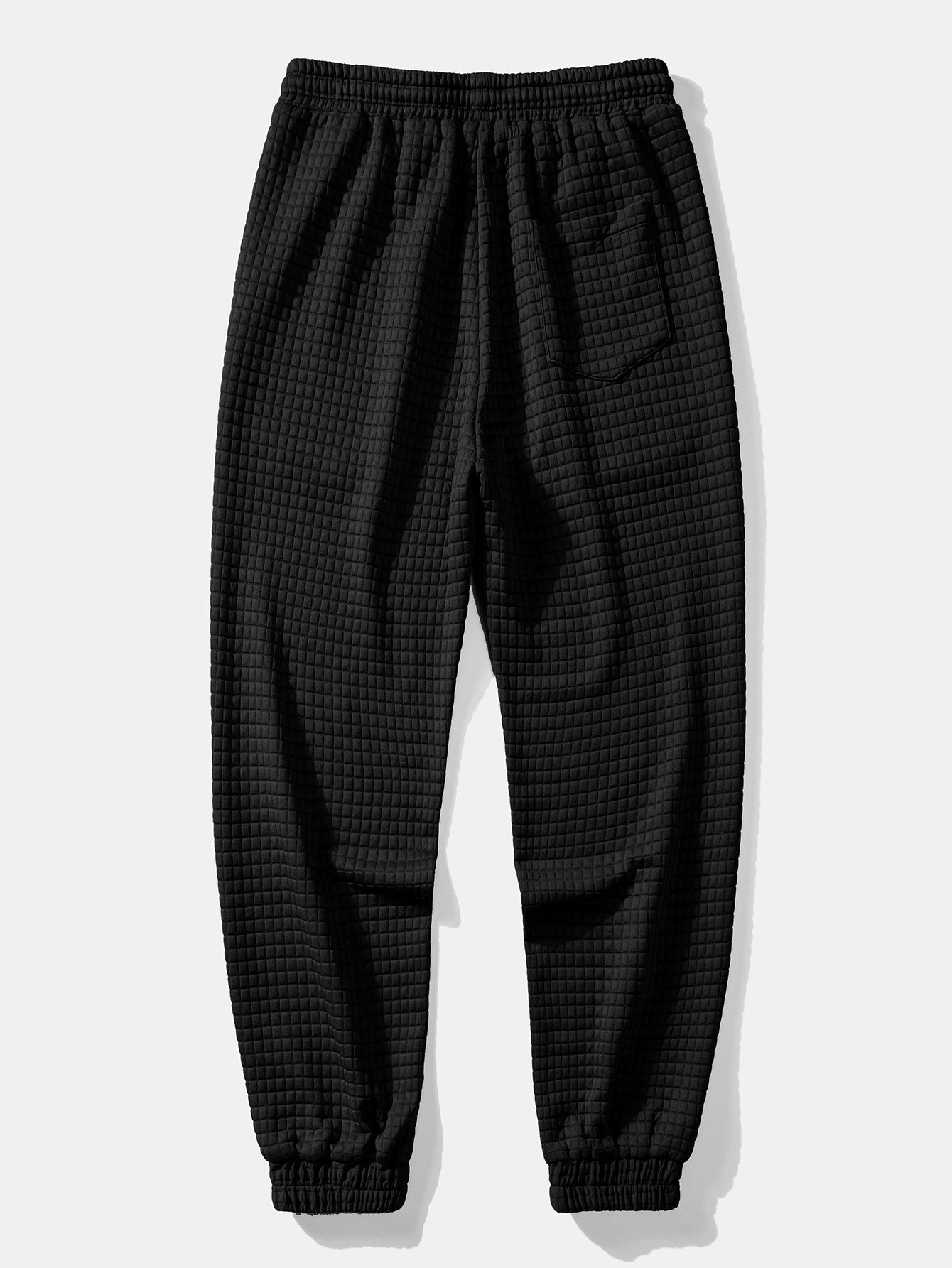 Korte Mouw Wafelshirt & Trekkoord Wafel Joggingbroek