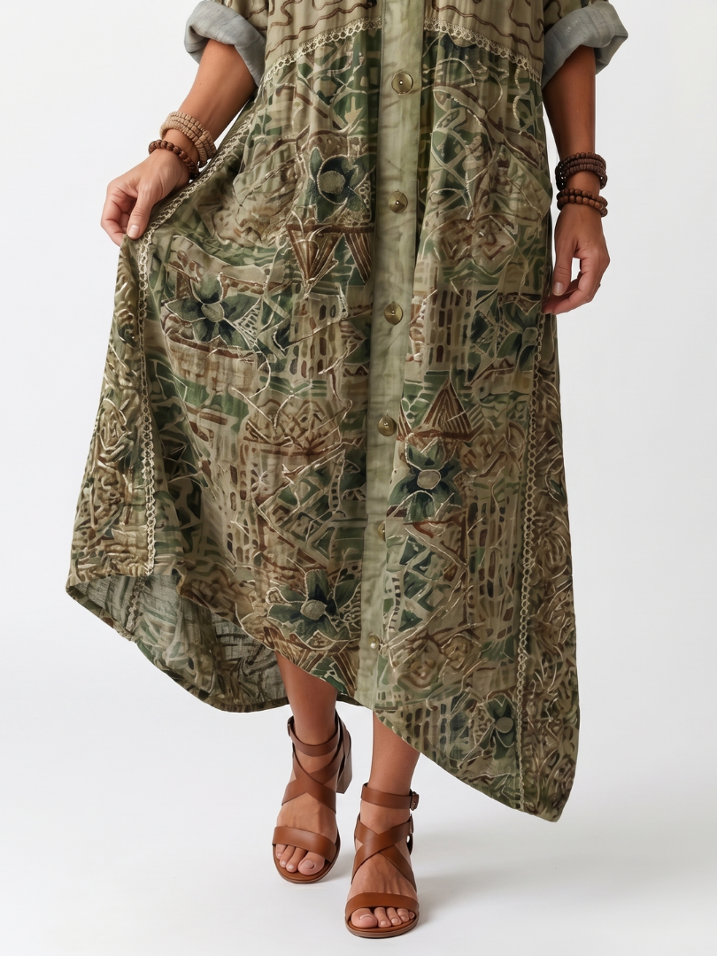 Heidi Oversized Pocket Midi Dress