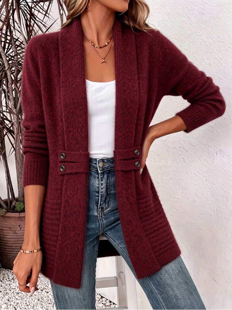 Hazel Cozy Knitted Cardigan