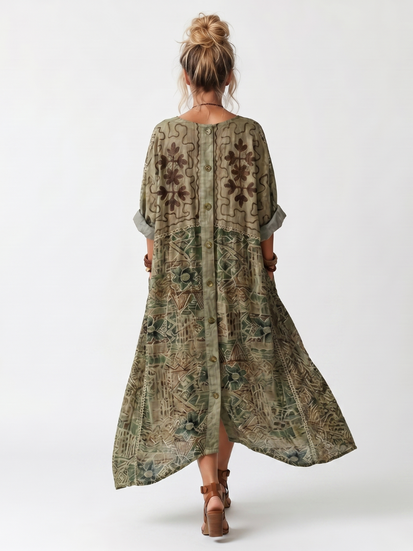 Heidi Oversized Pocket Midi Dress