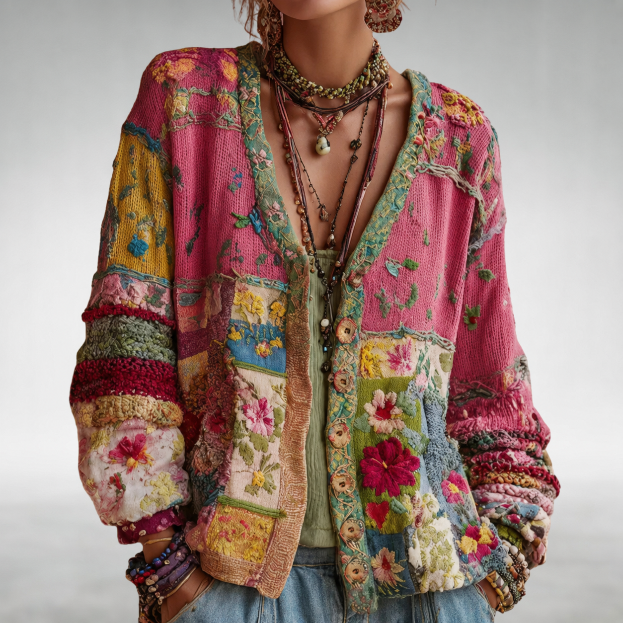 Scarlett | Boho Knit Jacket