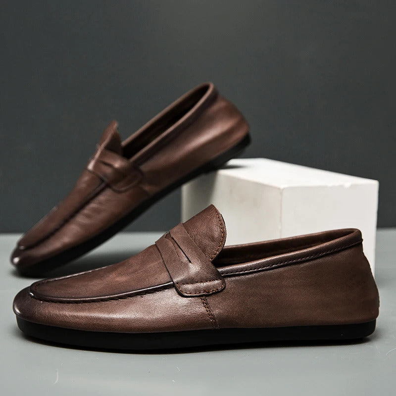 Oscar | Leather Loafers for Men