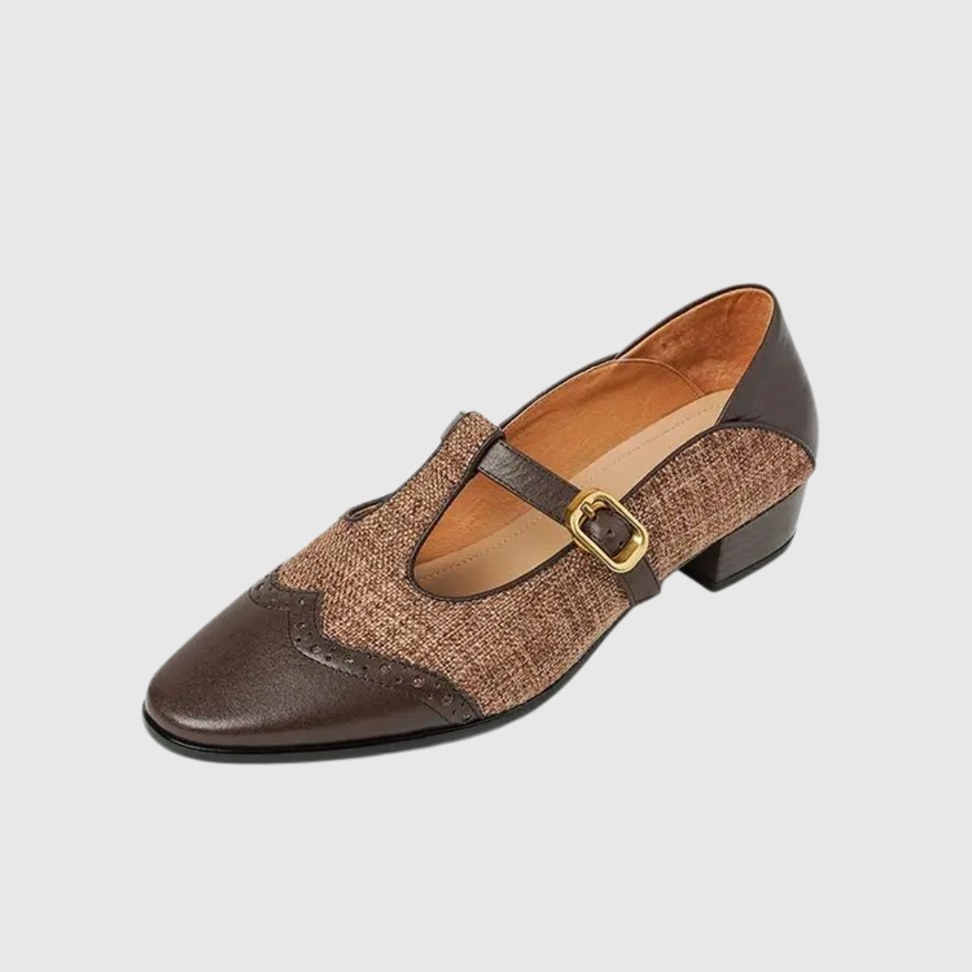 Adeline™ | Vintage T Strap Shoes