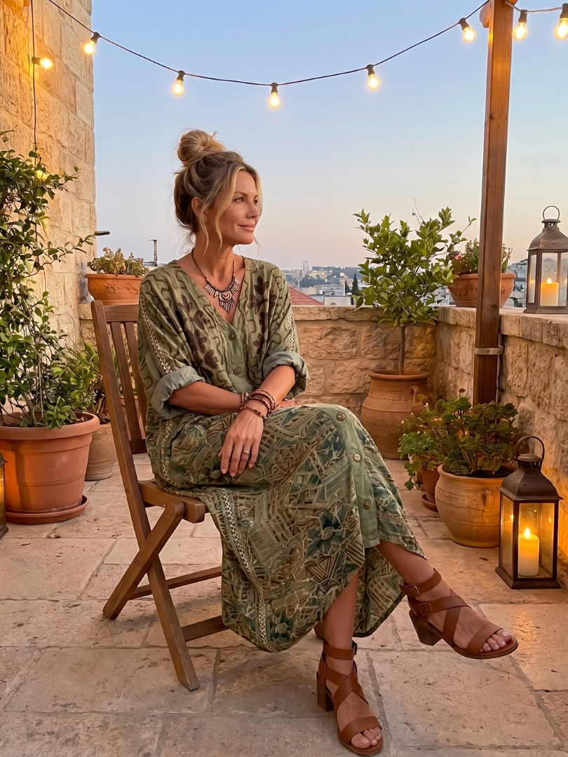 Heidi Oversized Pocket Midi Dress