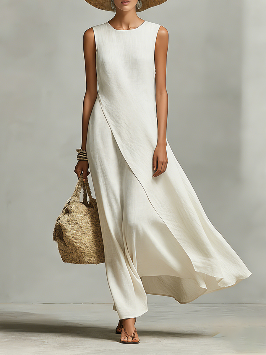 Stella | Asymmetric Maxi Dress