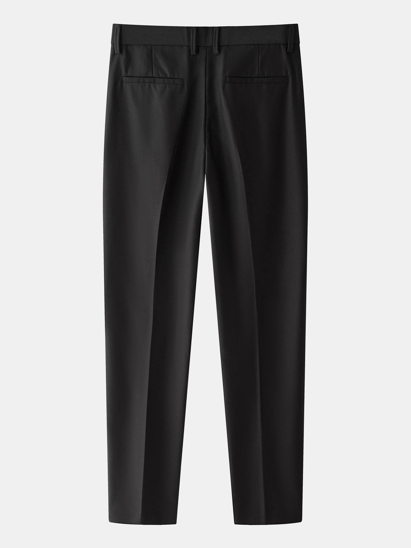Contrast Textured Johnny Collar Polo & Slim Fit Tapered Trousers