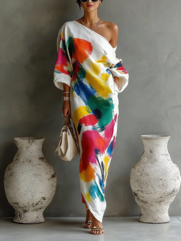 Alice | One-Shoulder Maxi Dress