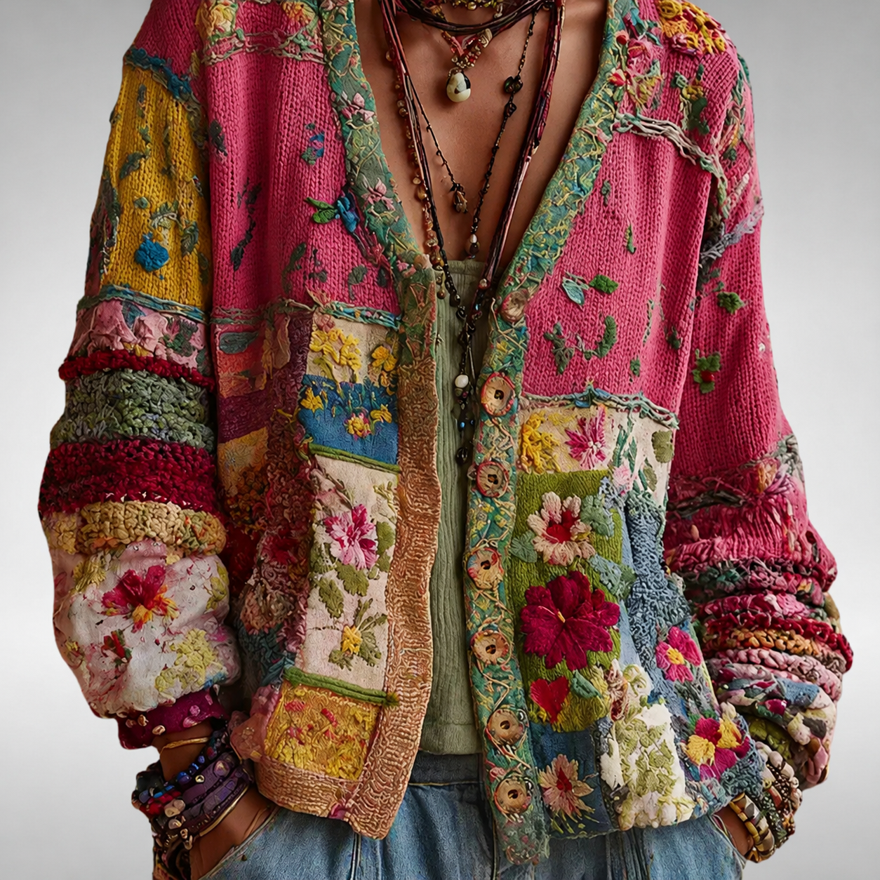 Scarlett | Boho Knit Jacket