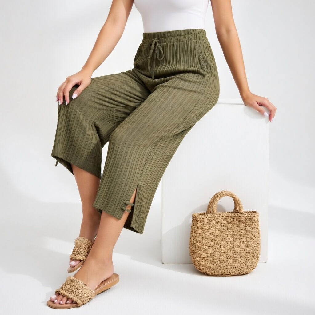 Laureline - Fluid Comfortable Summer Trousers