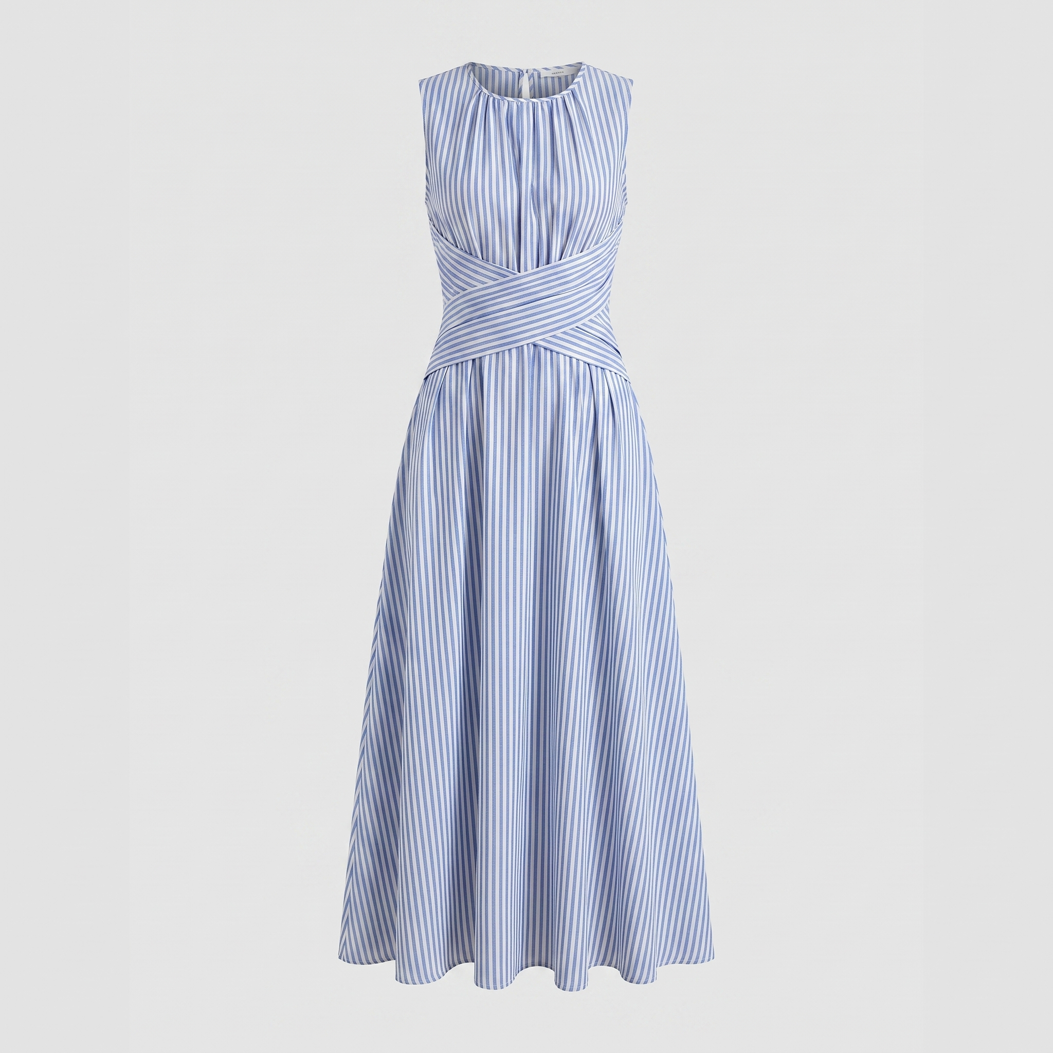 Bronte Stripe Midi Dress - detail view