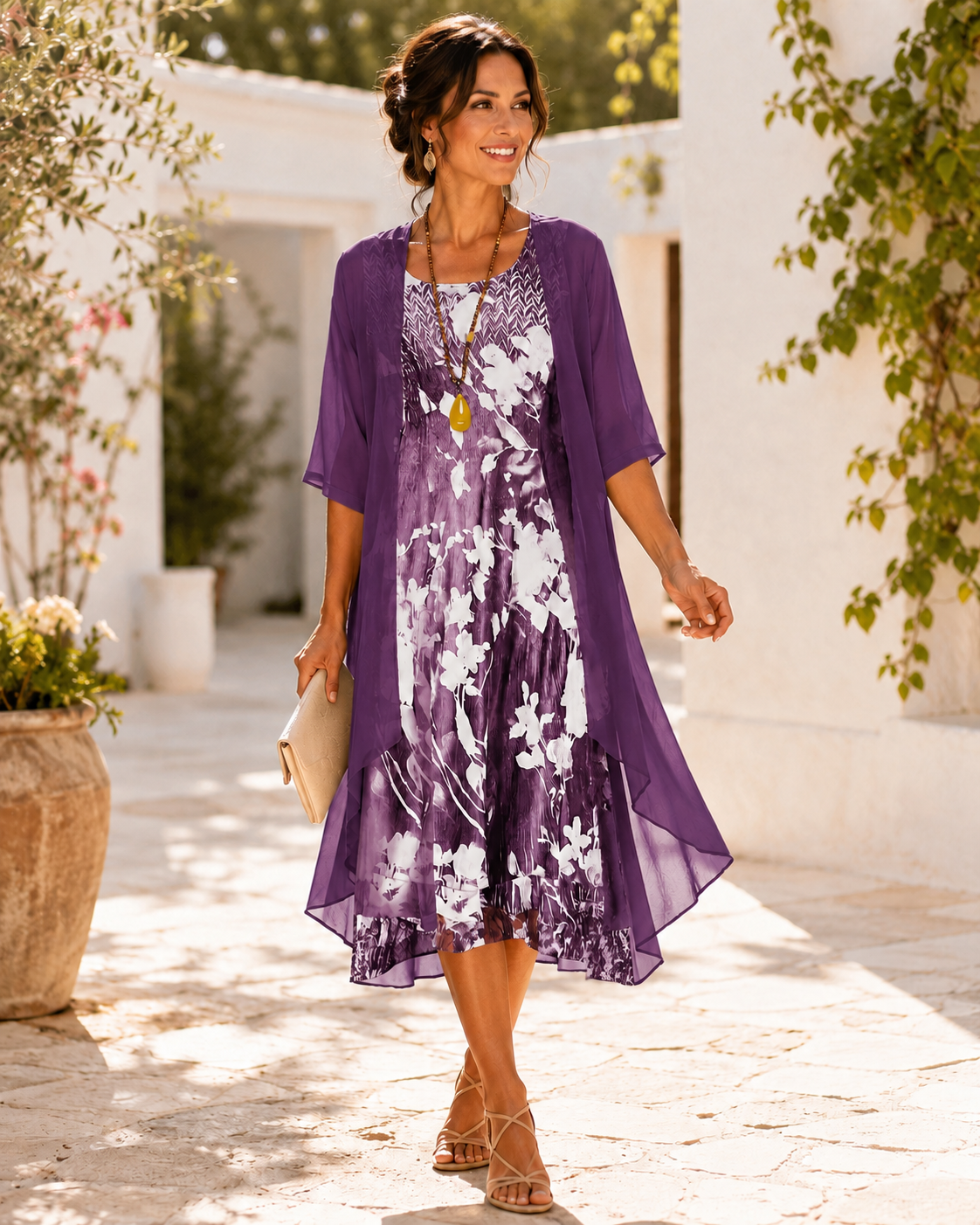 Matilda | Two-Layer Floral Dress