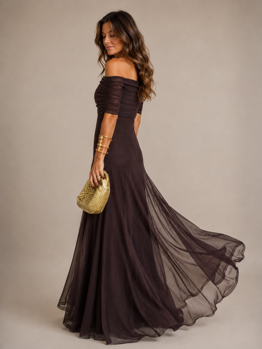 Luna Pleated Maxi Dress
