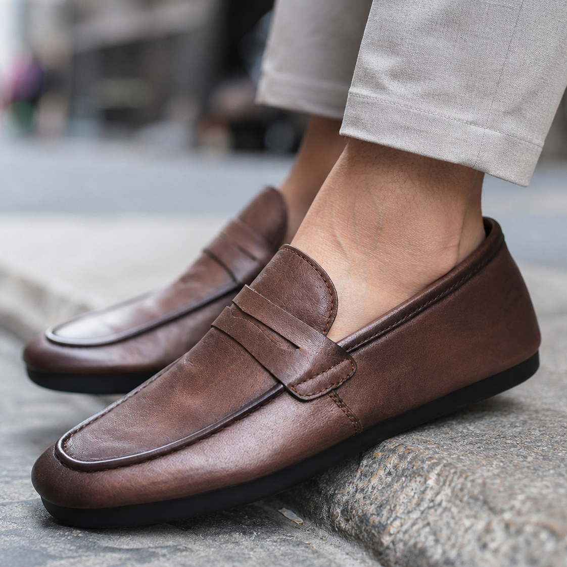 Oscar | Leather Loafers for Men