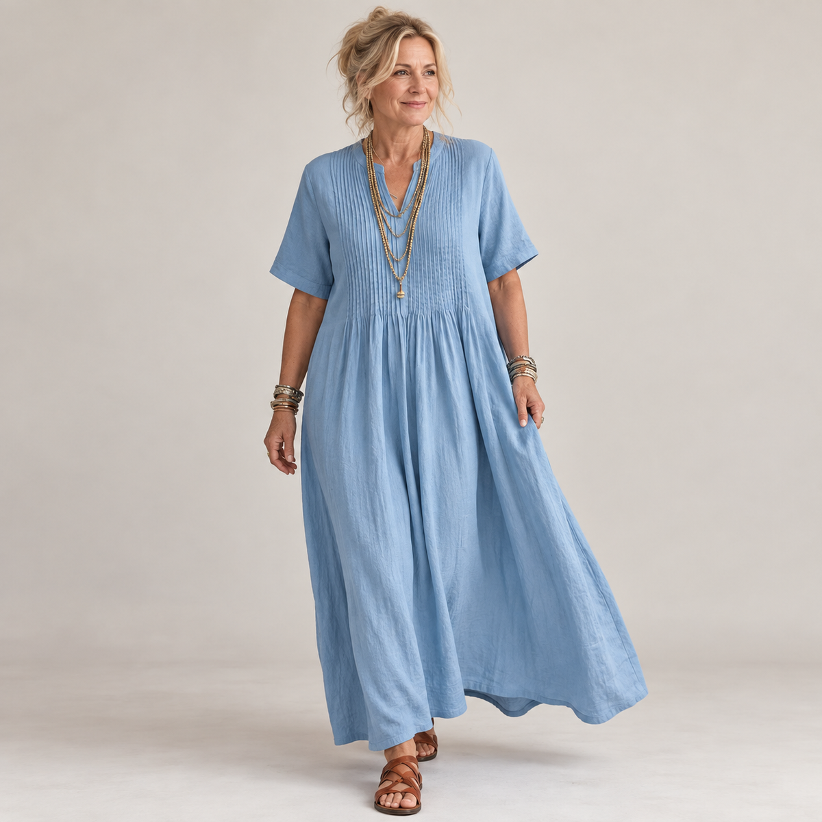 Lara | Pleated Dress