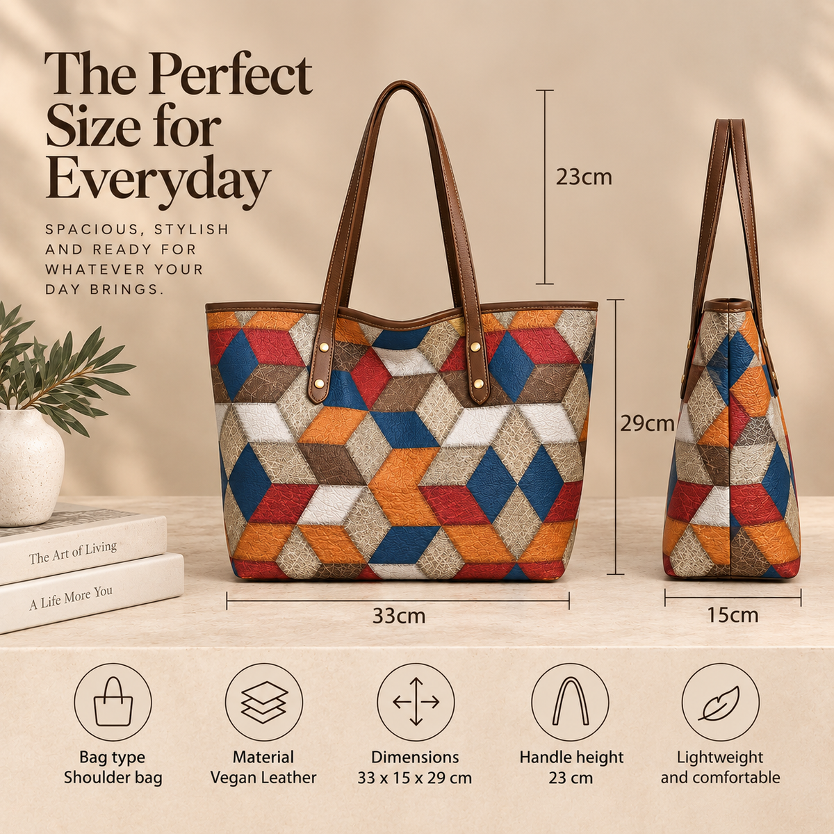 Carina | Spacious Everyday Bag