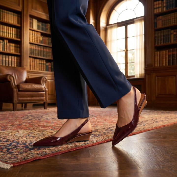 Natalia | Pointed Toe Comfort Heel