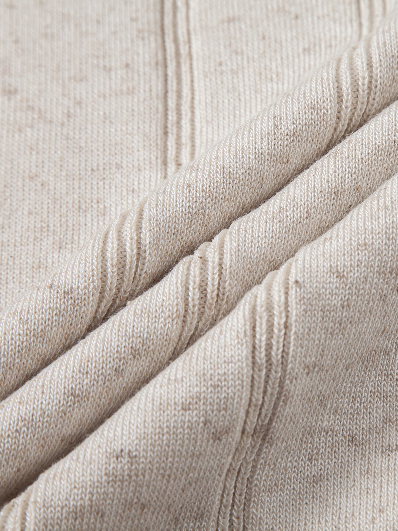 Linen Ribbed Knit Polo & Slim Fit Tapered Trousers