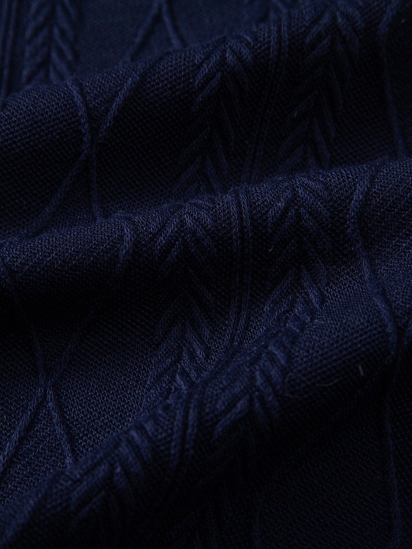 Contrast Geometry Jacquard Knit Polo & Slim Fit Tapered Trousers