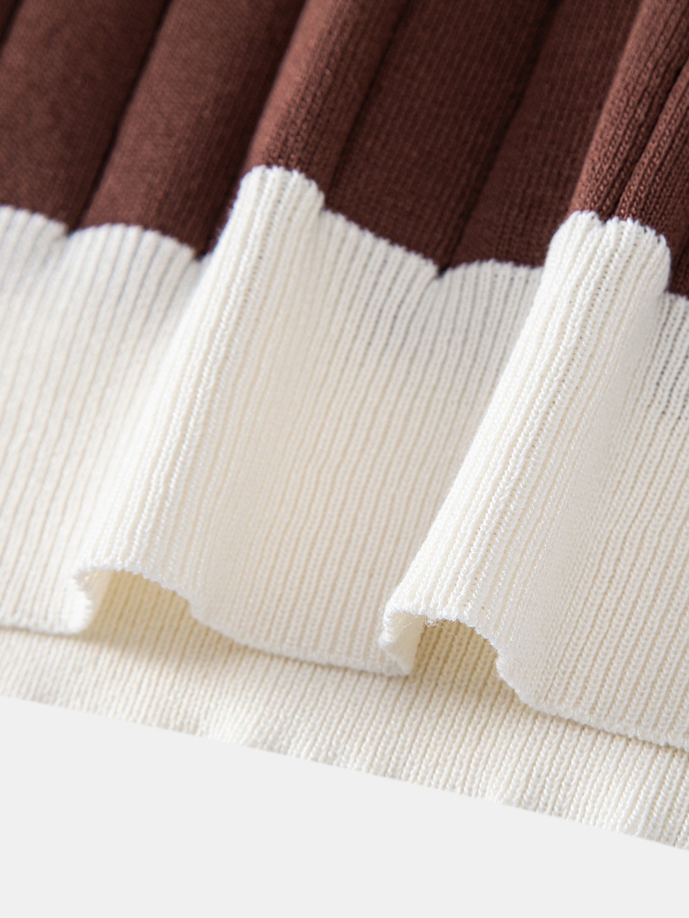 Contrast Trim Stripe Johnny Collar Polo & Slim Fit Tapered Trousers
