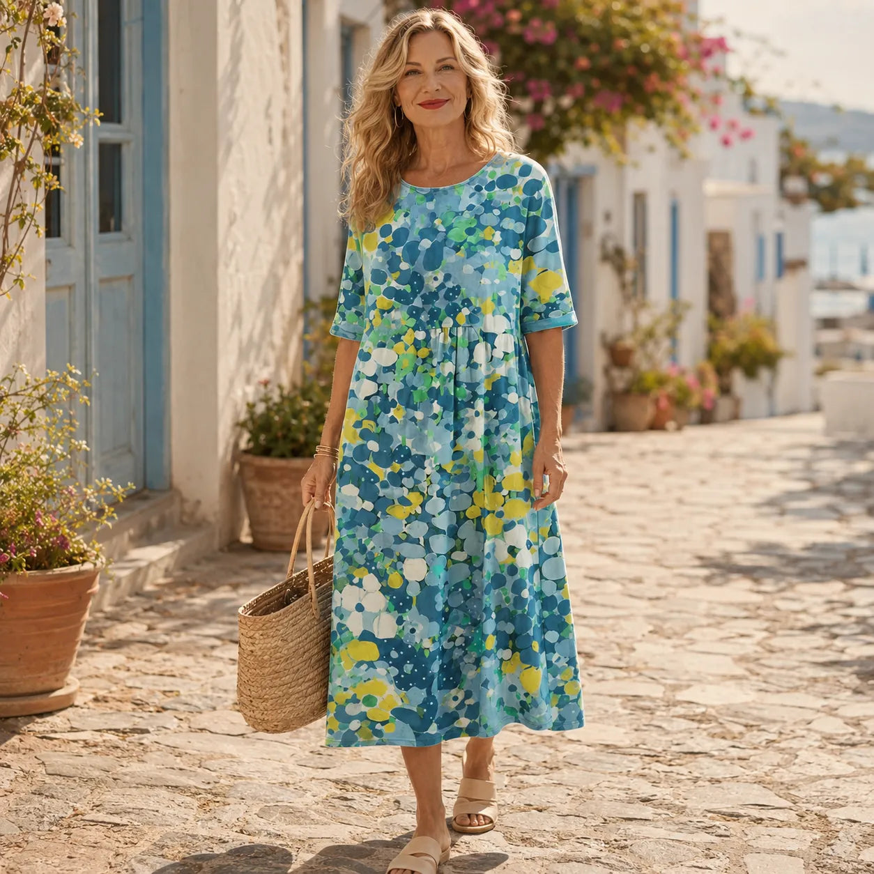 Elsie Floral Midi Dress