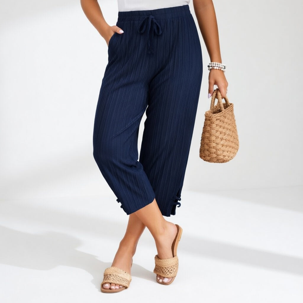 Laureline - Fluid Comfortable Summer Trousers