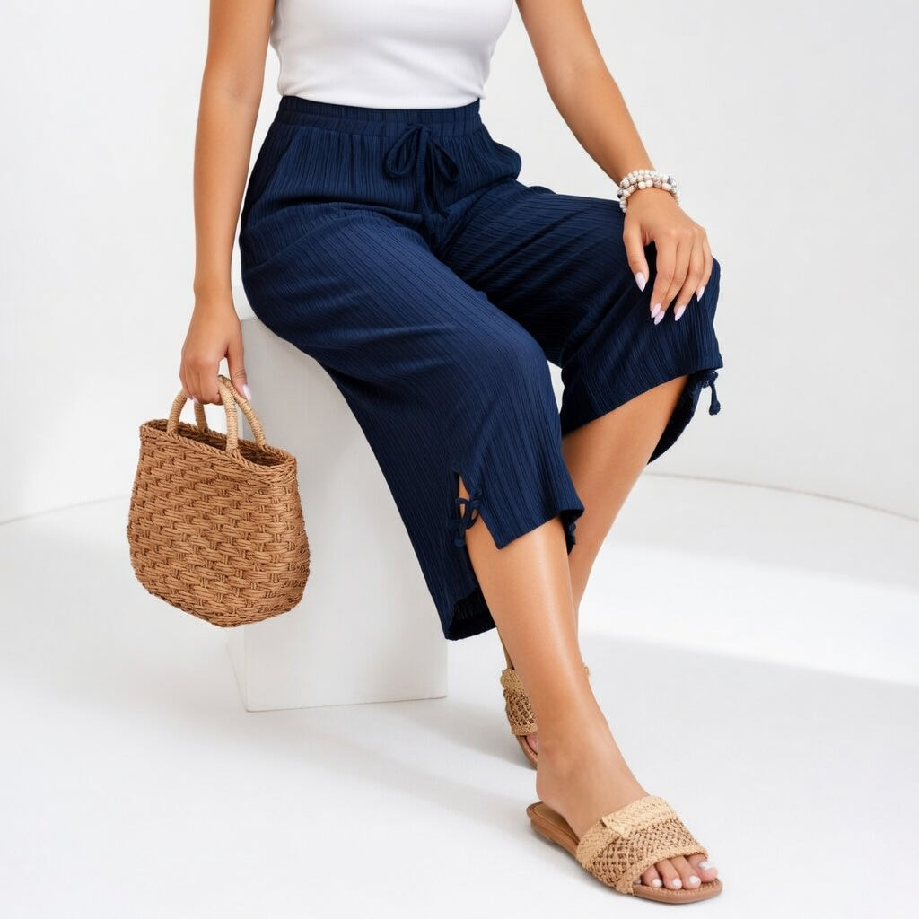 Laureline - Fluid Comfortable Summer Trousers