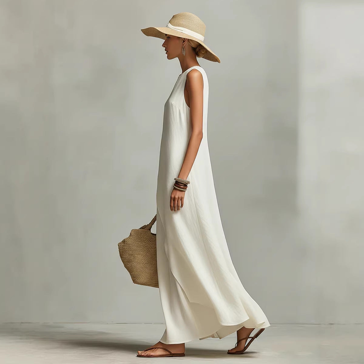 Stella | Asymmetric Maxi Dress