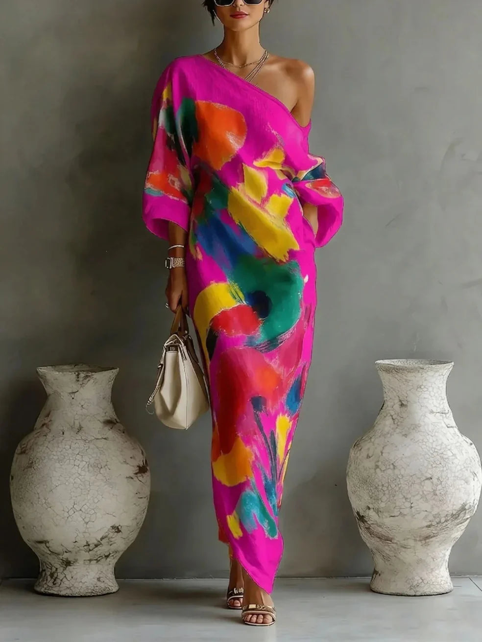 Alice | One-Shoulder Maxi Dress