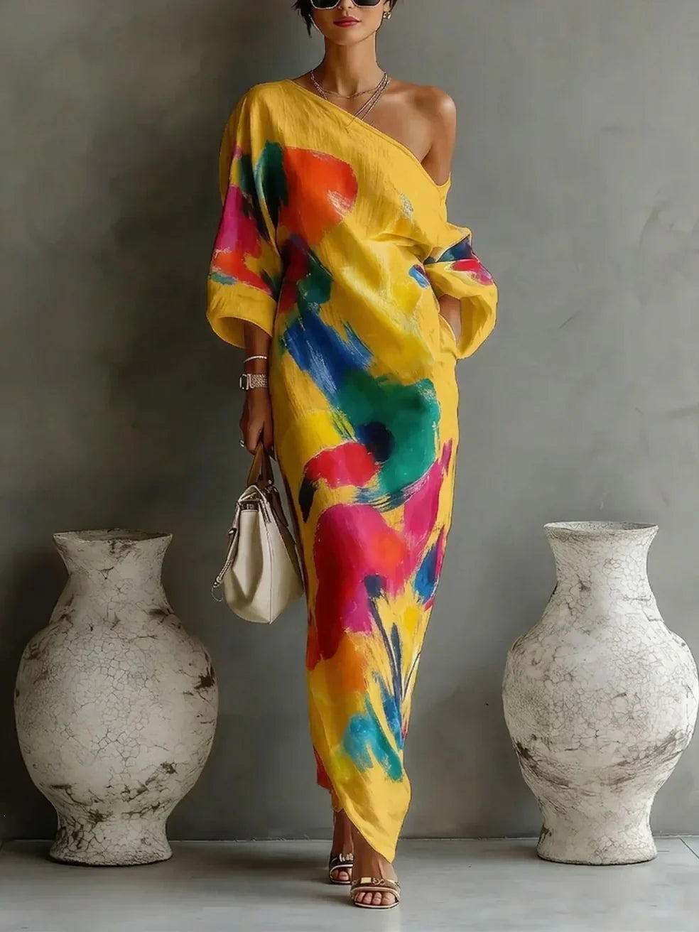 Alice | One-Shoulder Maxi Dress