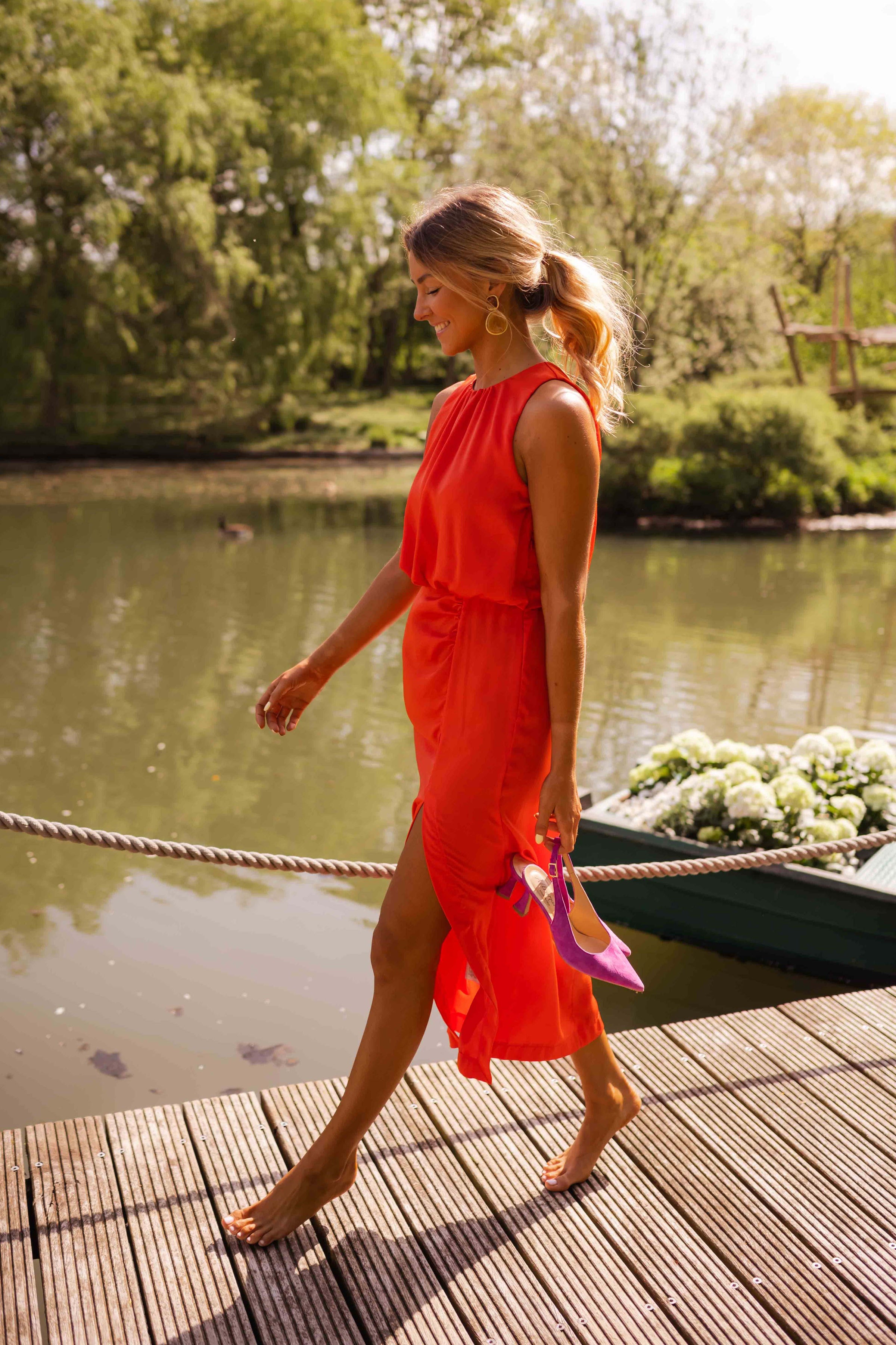 Florence Sleeveless Midi Dress