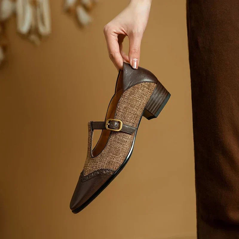Adeline™ | Vintage T Strap Shoes