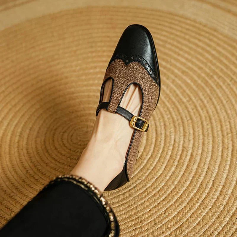 Adeline™ | Vintage T Strap Shoes