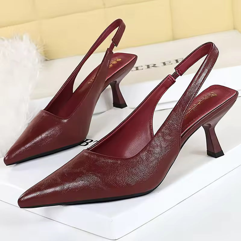 Bruna | Classic Pointed Toe Heel